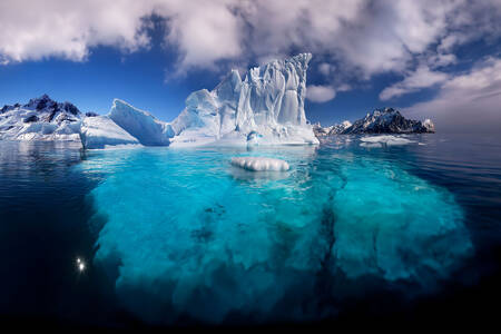 Eisberg in der Antarktis