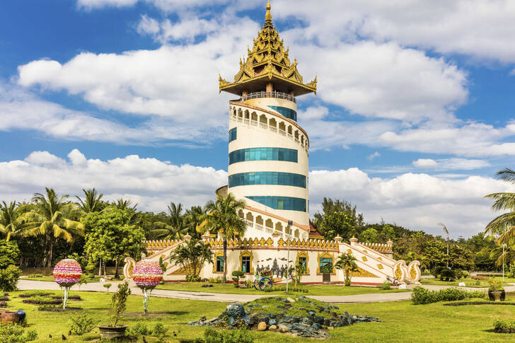 Tower in Yangon, Myanmar