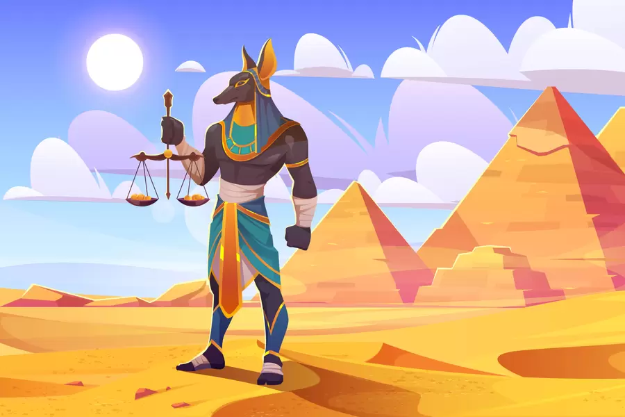 Egyptische god Anubis