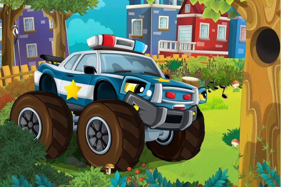 Poliisin maastoauto
