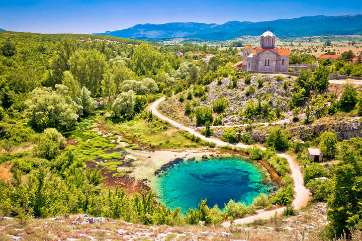 The source of the Cetina river