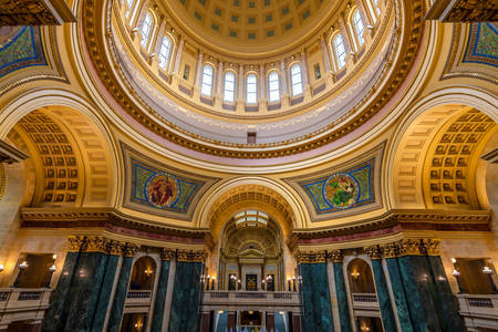 Intérieur du Capitole de l'État du Wisconsin