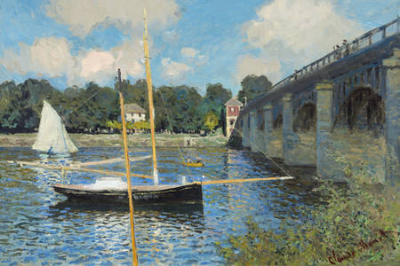Claude Monet: "The Bridge at Argenteuil"