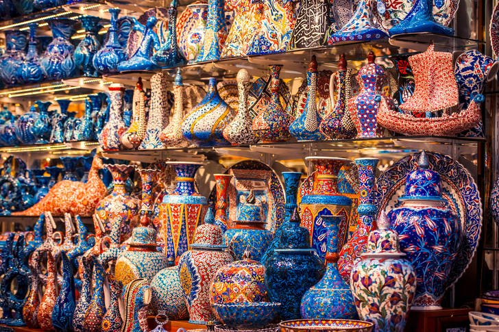 Turecká keramika na Veľkom bazáre
