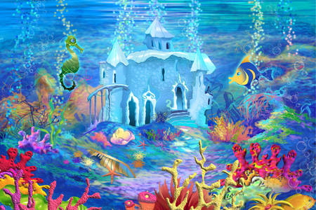 Onderwater kasteel
