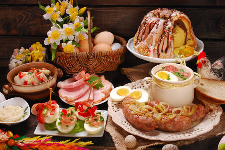 Traditional Polish Easter dishes