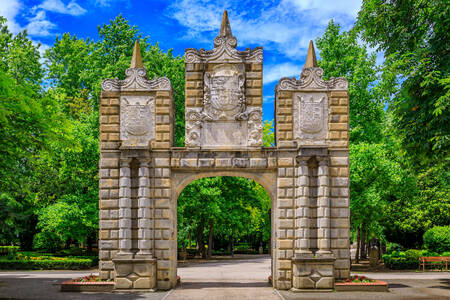 Portal of Taconera in Pamplona
