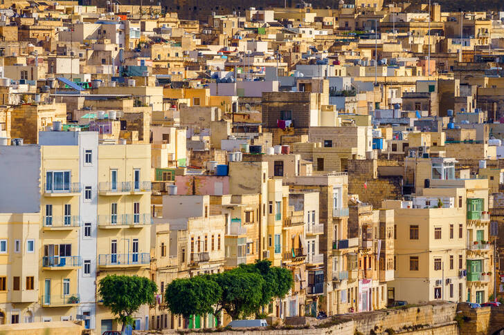 Houses in Valletta