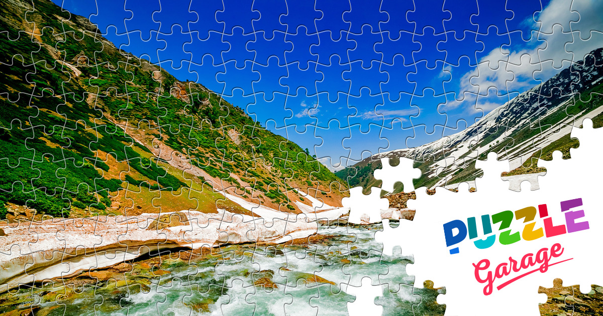 Sonmarg mountains Jigsaw Puzzle (Countries, India) | Puzzle Garage