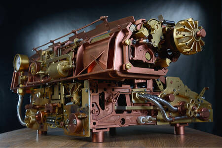 Mecanism în stil steampunk