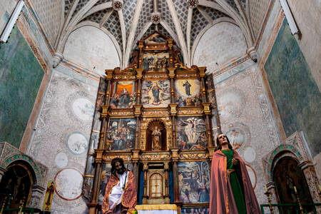 Oltár a San Juan Bautista kolostorban