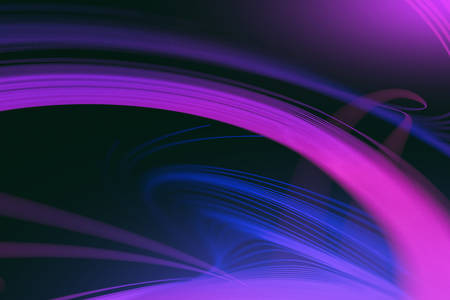 3D Abstraction: Purple Reflection