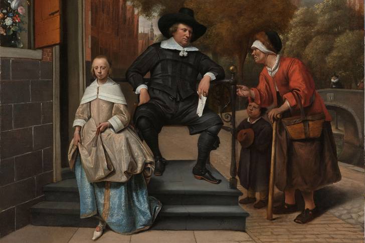 Jan Steen: "A Mayor of Delft and his Daughter"