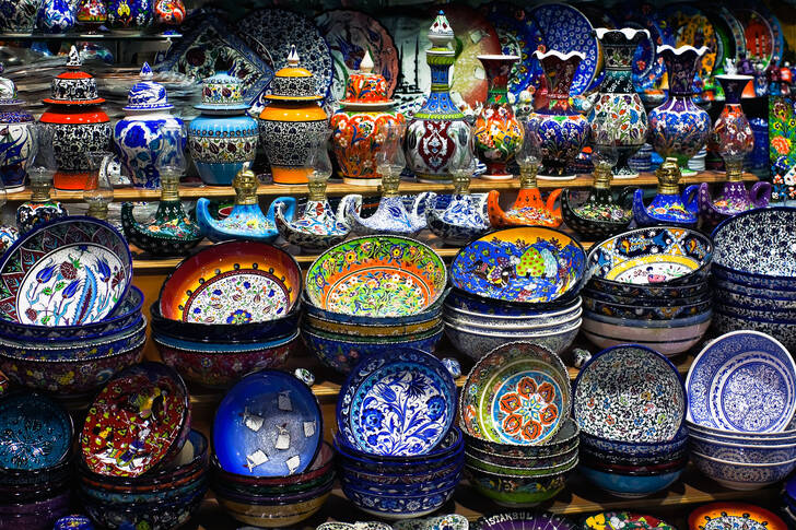 Turkish ceramics in Istanbul