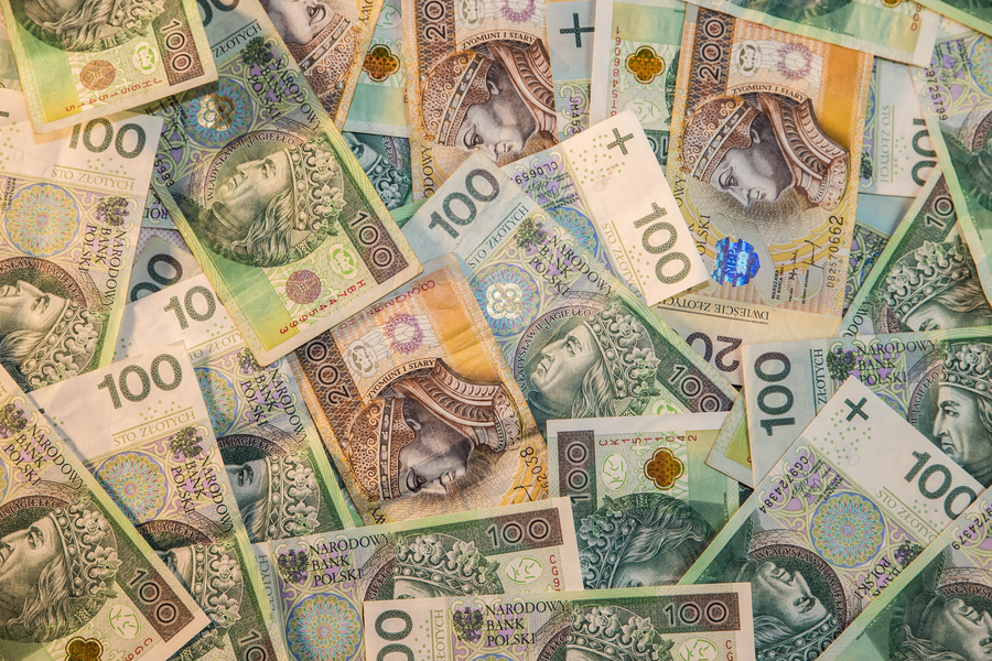 Polske 100 zloty-sedler