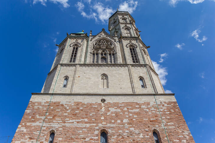 The tower of St. Andrew's Church in Braunschweig