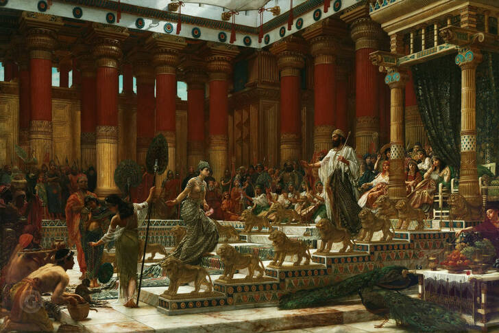 Эдвард Джон Пойнтер: Визит царицы Савской к царю Соломону