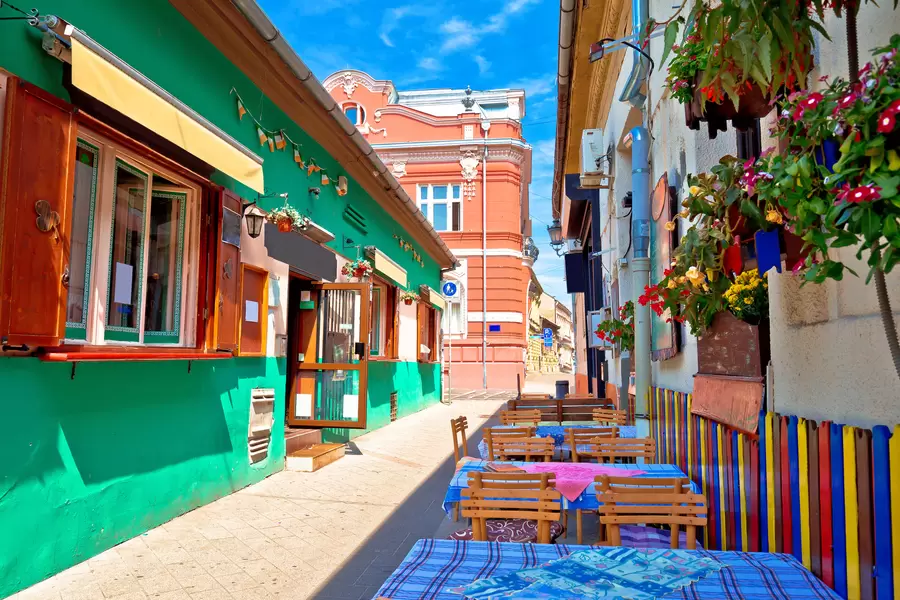 Restaurant in het centrum van Novi Sad