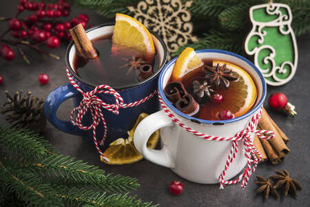 نبيذ عيد الميلاد المتبل