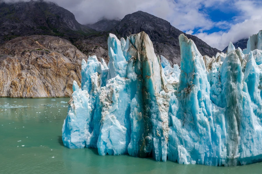 Isbre i Tracy Arm Fords Terror-reservatet
