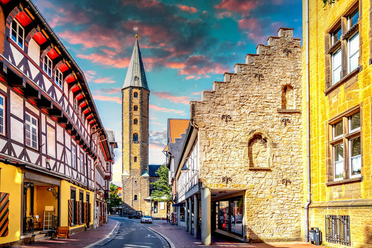 Straßenarchitektur von Goslar