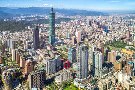 Grattacieli di Taipei