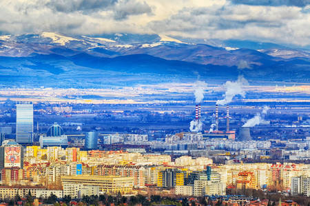 Панорама города София