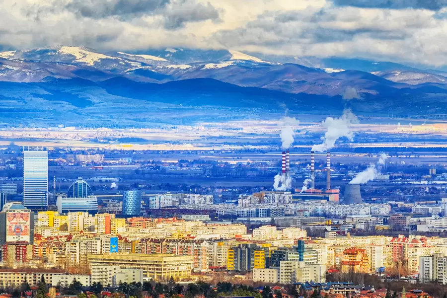 Панорама города София