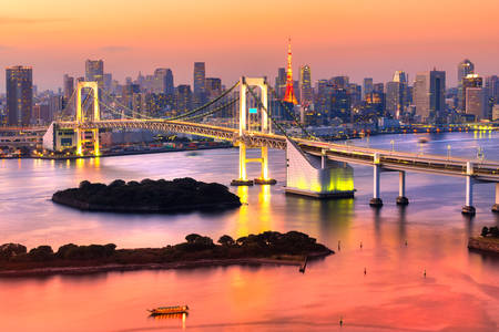 Ponte de arco-íris de Tóquio
