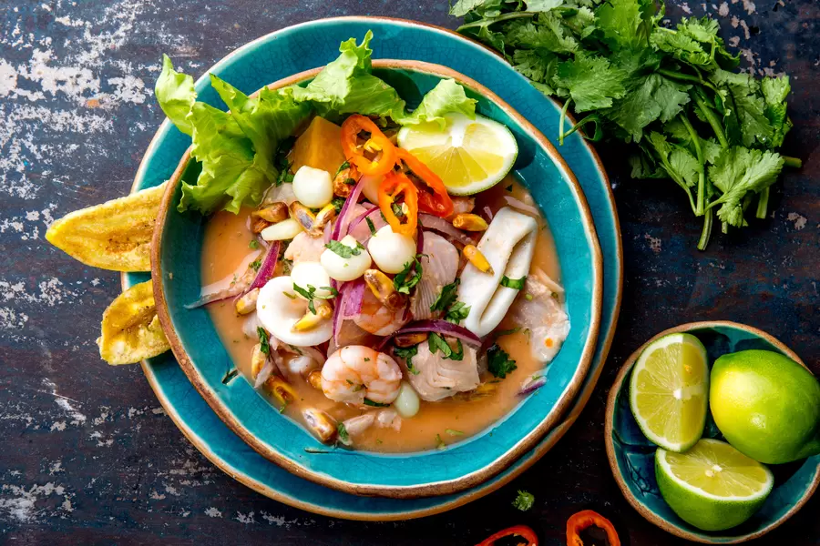 Перуански ceviche