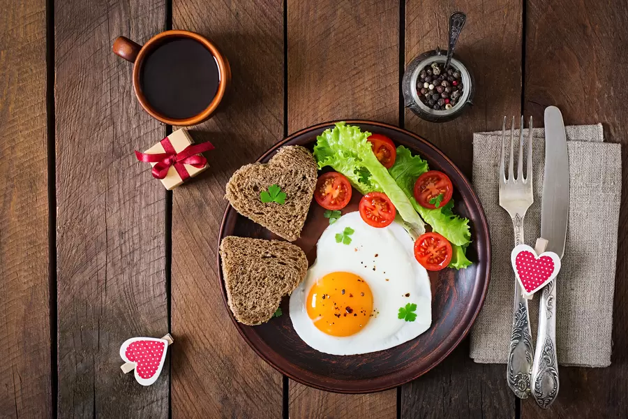 Petit-déjeuner de la Saint-Valentin