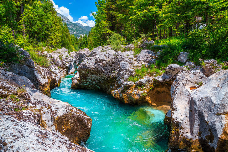 Turquoise river Soča
