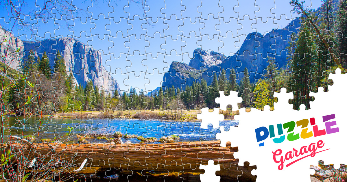 Yosemite Valley Jigsaw Puzzle (Countries, USA) Puzzle Garage