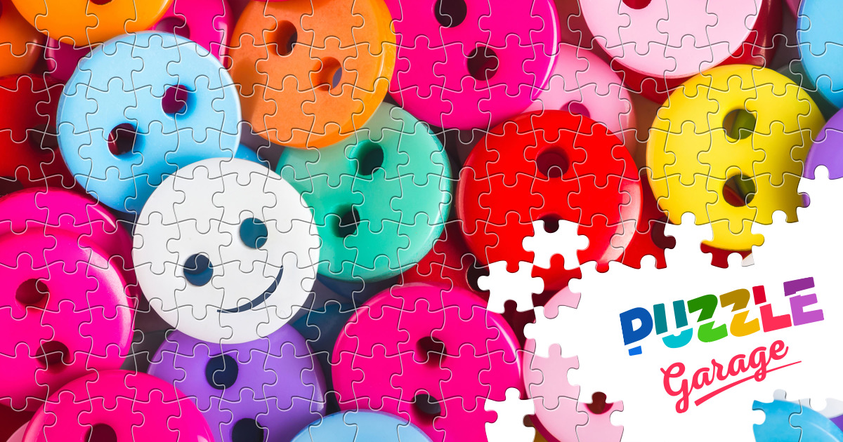 Buttons of different colors Jigsaw Puzzle (Home, Needlework) Puzzle