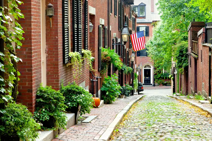 Straat in Beacon Hill