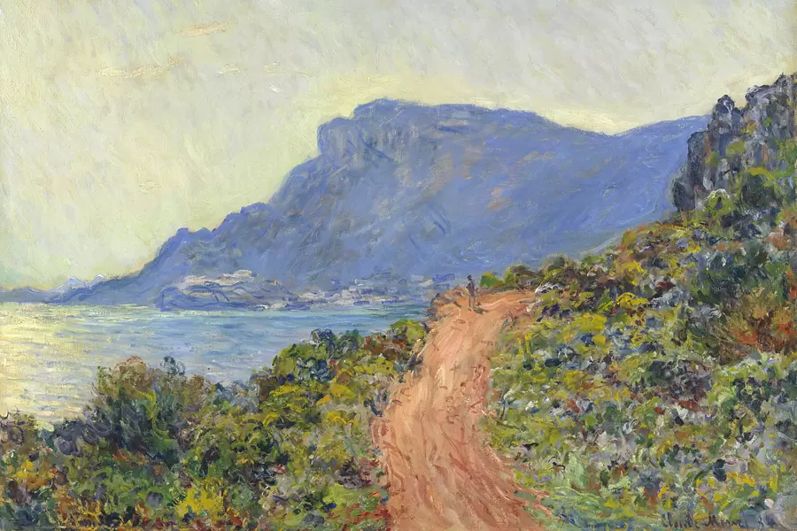 Claude Monet: "La Cornish près de Monaco"