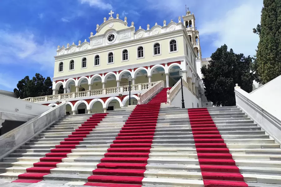 Iglesia de Panagia Megalohari en la isla de Tinos