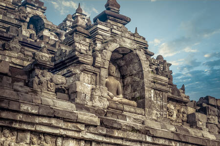 Ancient Buddhist temple Borobudur