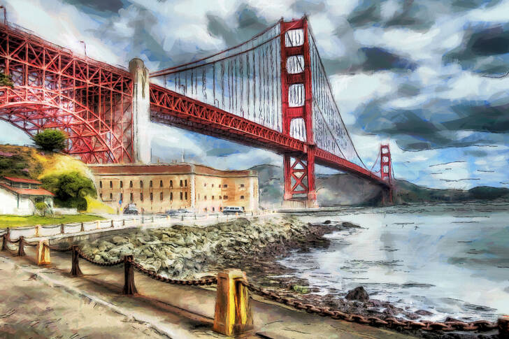Pont à San Francisco