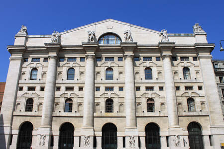 La Bourse italienne à Milan