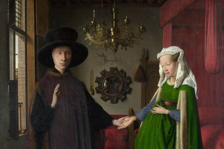Jan van Eyck: „Giovanni Arnolfini ja tema naise portree“