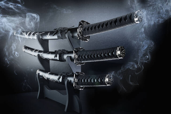 Katana, wakizashi and tanto