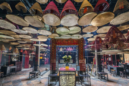The interior of Tin Hau Temple