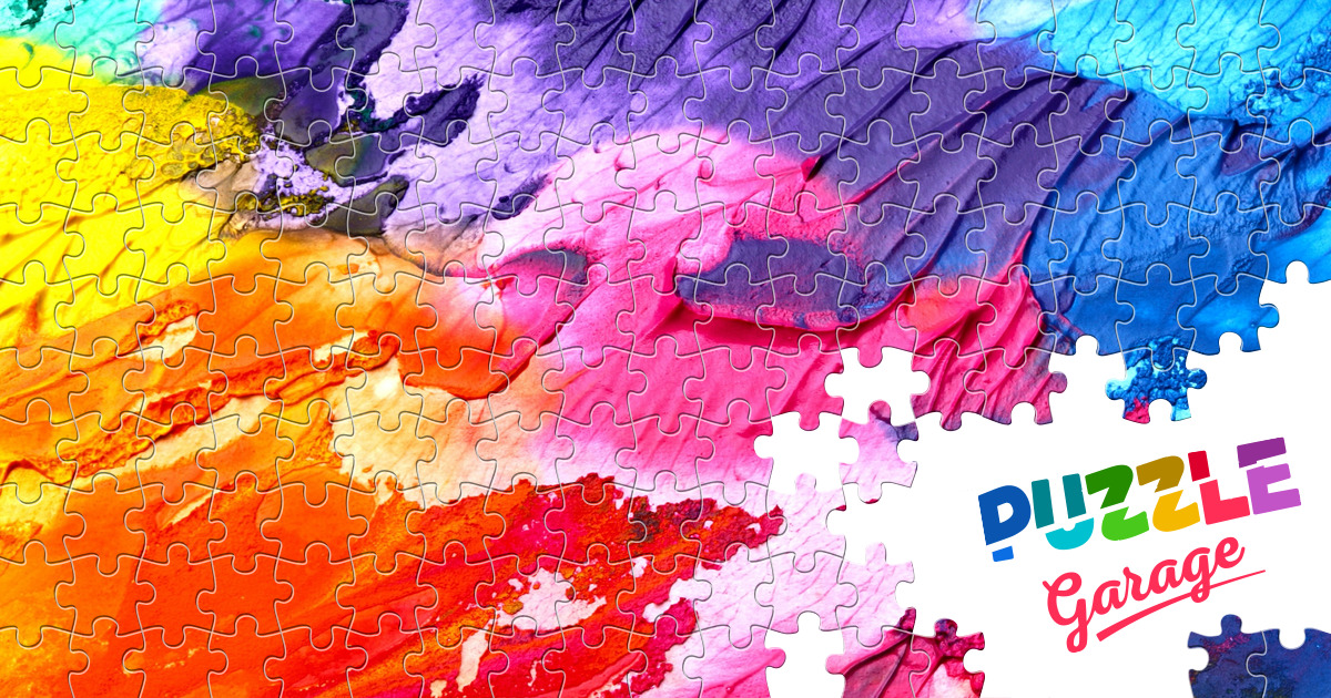 Art abstraction Jigsaw Puzzle (Art, Painting) Puzzle Garage