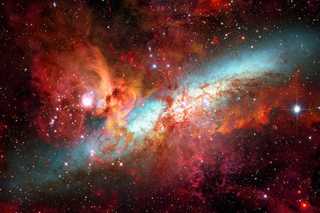 Galaxii în spațiul profund