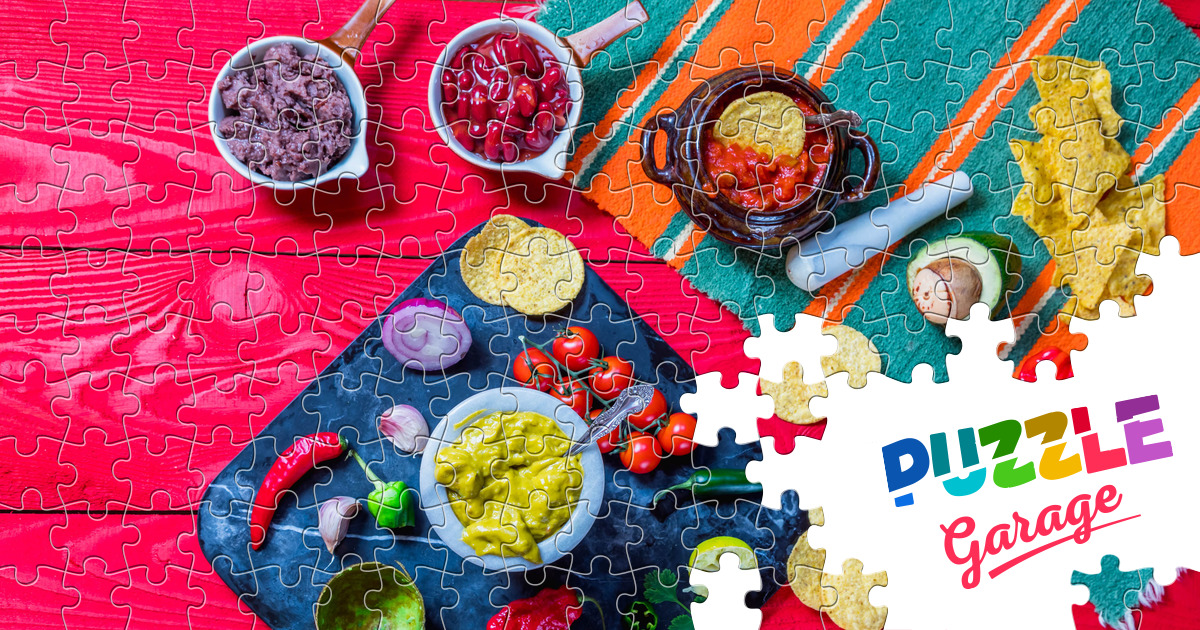 Homemade mexican food Jigsaw Puzzle (Home, Food) Puzzle Garage