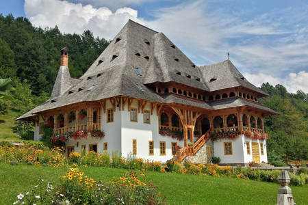 Klášter Barsana v Rumunsku
