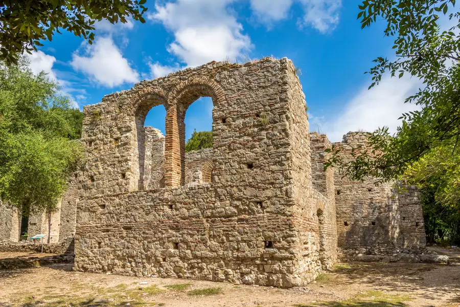 Ruiny bazyliki w Butrint