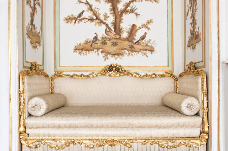 Bedroom interior in the Royal Castle of Warsaw