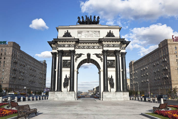 Triumphal arch in Moscow
